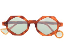 Sonnenbrille mit rundem Gestell