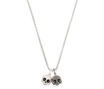 Halskette mit Totenkopf-Anhänger