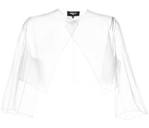 Gebundene Organza-Wickeljacke