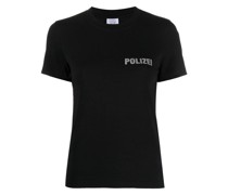 T-Shirt mit "Polizei"-Print