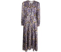 Maxikleid mit Blumen-Print