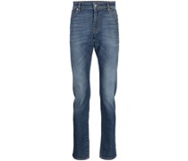 Ausgeblichene Slim-Fit-Jeans