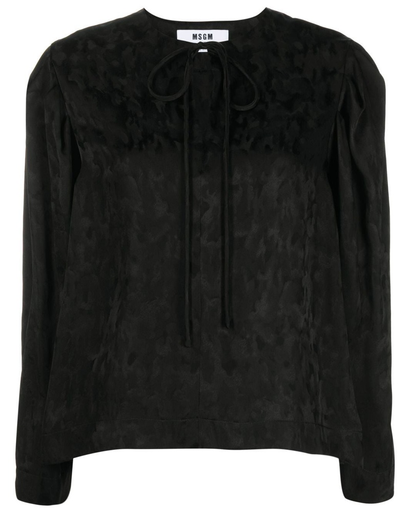 MSGM Damen Bluse aus Seide