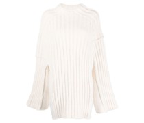 Gerippter Strickpullover
