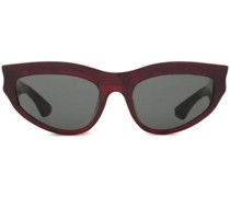 logo-plaque cat-eye sunglasses