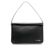 Handtasche mit Logo-Schild
