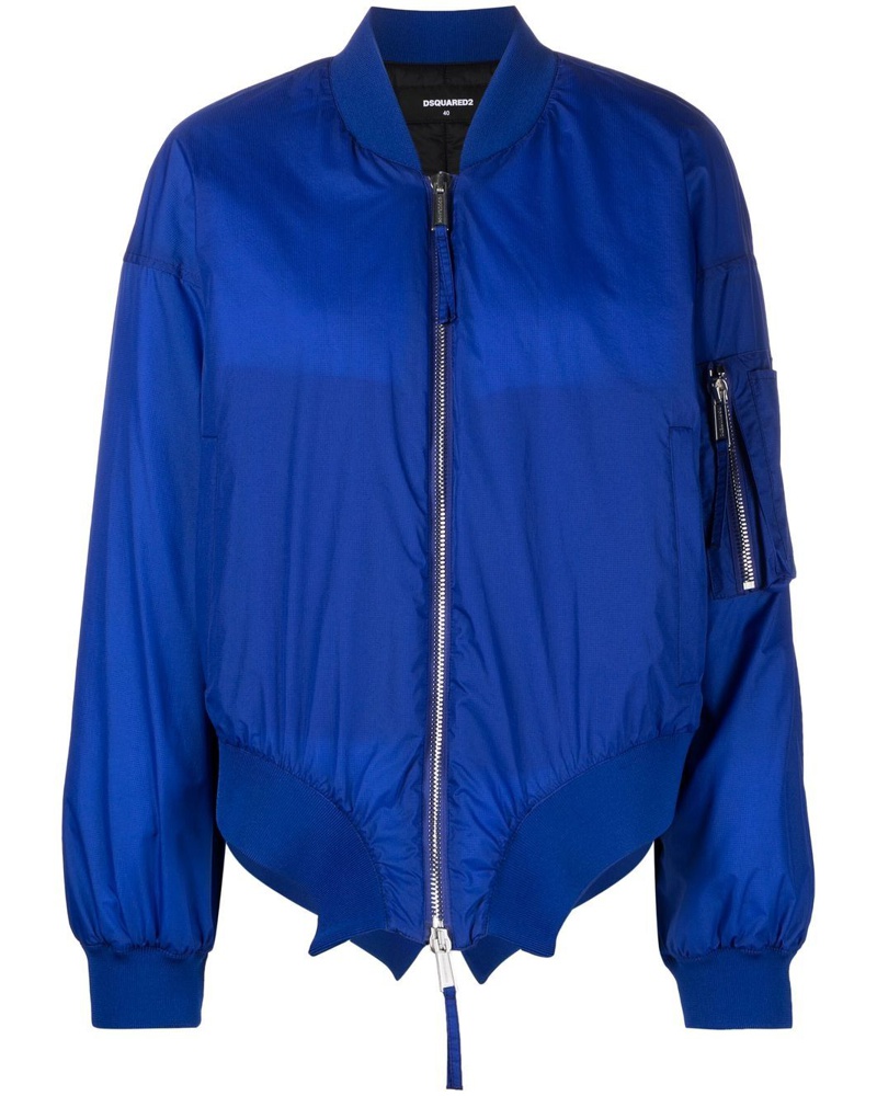Dsquared2 Damen Bomberjacke mit asymmetrischem Saum