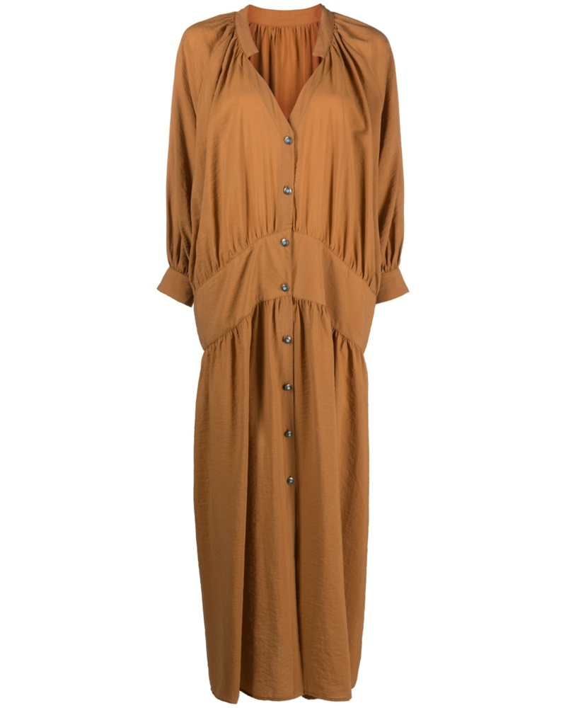 Fortela Damen Kleid mit Raffungen