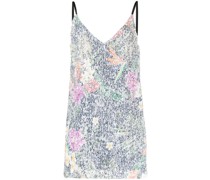 Minikleid mit Blumen-Print