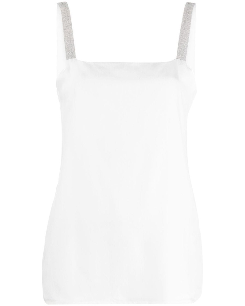 Fabiana Filippi Damen Tanktop mit Perlen