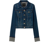 Klassische Cropped-Jeansjacke