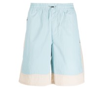 two-tone drawstring shorts