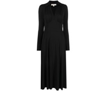 Midikleid mit V-Ausschnitt