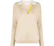 Pullover mit Kontrastkragen