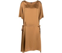 Satinkleid mit tiefer Taille