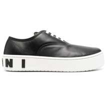 logo-lettering platform sneakers