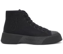 Sneakers aus Canvas mit Logo