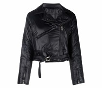 Gefütterte Bikerjacke