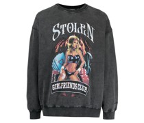 Sweatshirt mit grafischem Print
