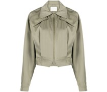 Klassische Cropped-Jacke