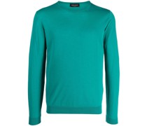 Strickpullover mit rundem Ausschnitt