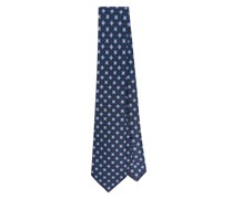 Krawatte mit Blumen-Print