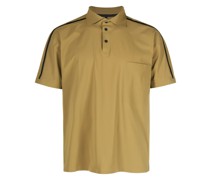 Poloshirt mit Streifendetail