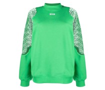 Sweatshirt mit Netzdetail