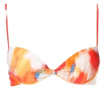 Bikinioberteil mit Print