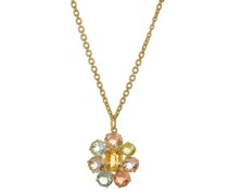 18kt Gelbgoldhalskette mit Turmalin