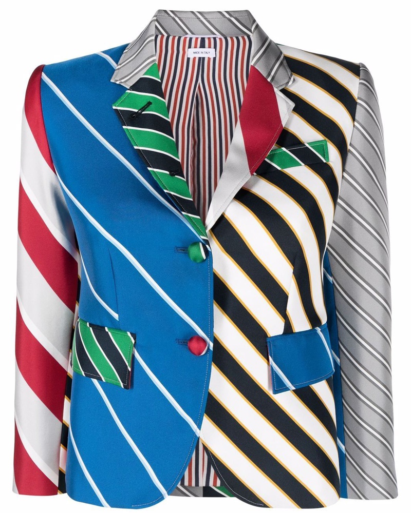 Thom Browne Damen Gestreifter Blazer