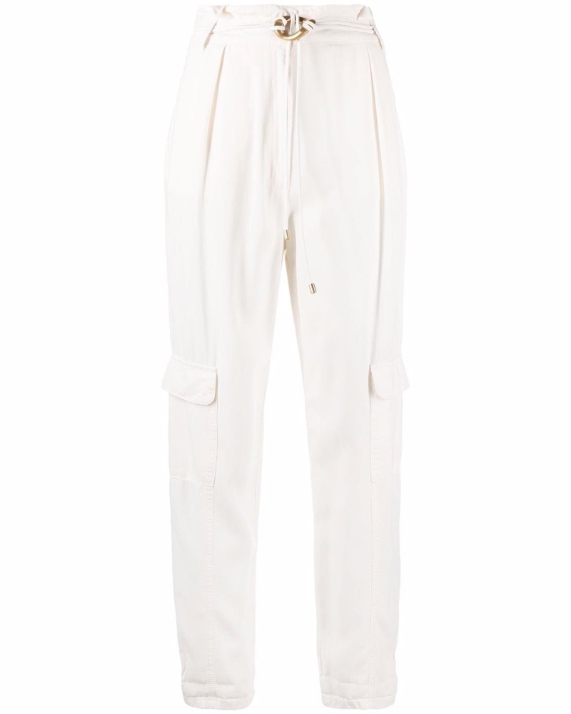 Patrizia Pepe Damen Hoch sitzende Cargohose