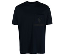 T-Shirt mit Logo-Patch