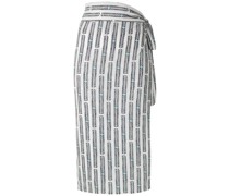 Orixá printed wrap skirt