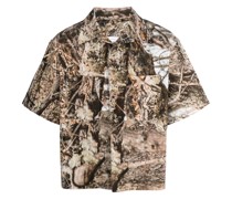 Hemd mit Camouflage-Print