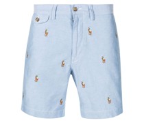 Bedford Shorts mit Polo-Stickerei