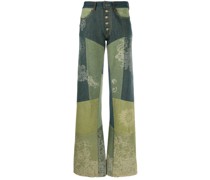Jeans mit Patchwork-Optik