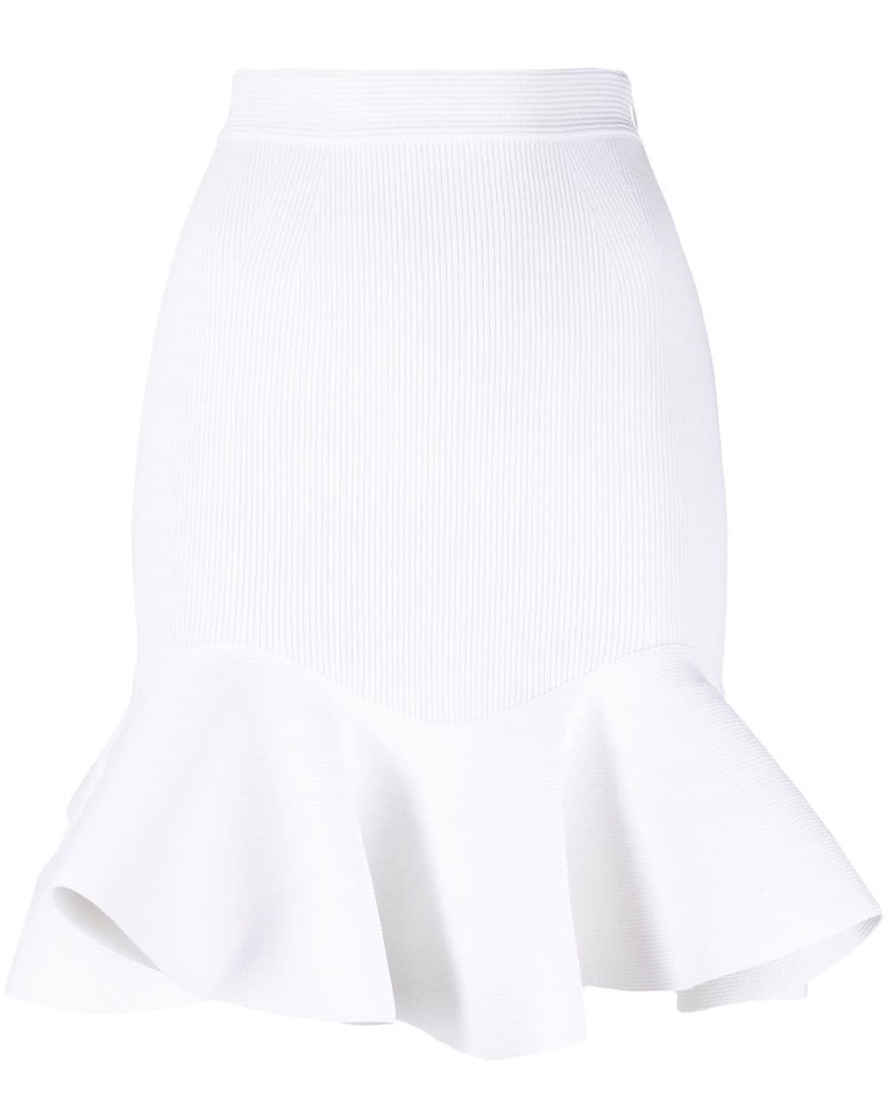 Alexander McQueen Damen Minirock mit Rüschen