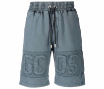 Shorts mit Logo-Stickerei