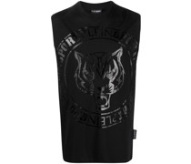 Trägershirt mit Tigerkopf