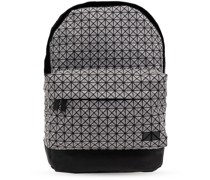 geometric-panelled backpack