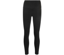High-Waist-Leggings mit Logo-Print
