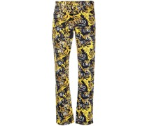 Jeans mit "Couture"-Print