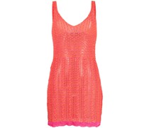 Strickkleid mit V-Ausschnitt