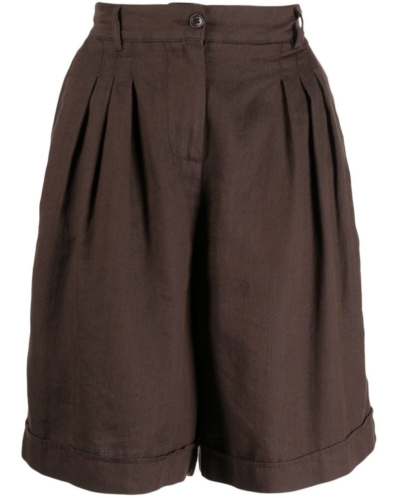 YMC Damen Long Walk Leinenshorts