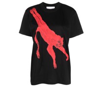 T-Shirt mit Erdmännchen-Print