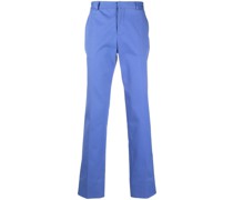 Klassische Hose mit Logo-Stickerei