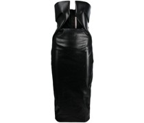 Schulterfreies Midikleid