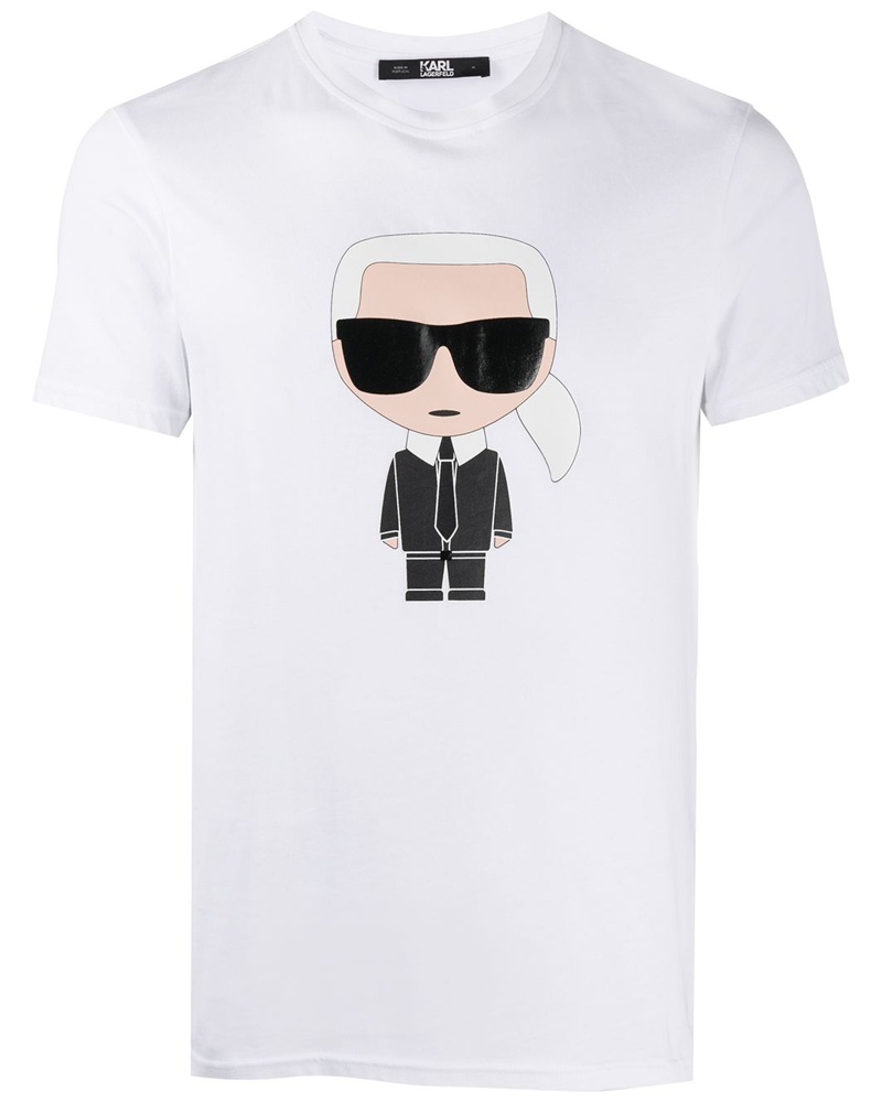 karl lagerfeld logo t shirt