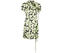 Minikleid mit Blumen-Print